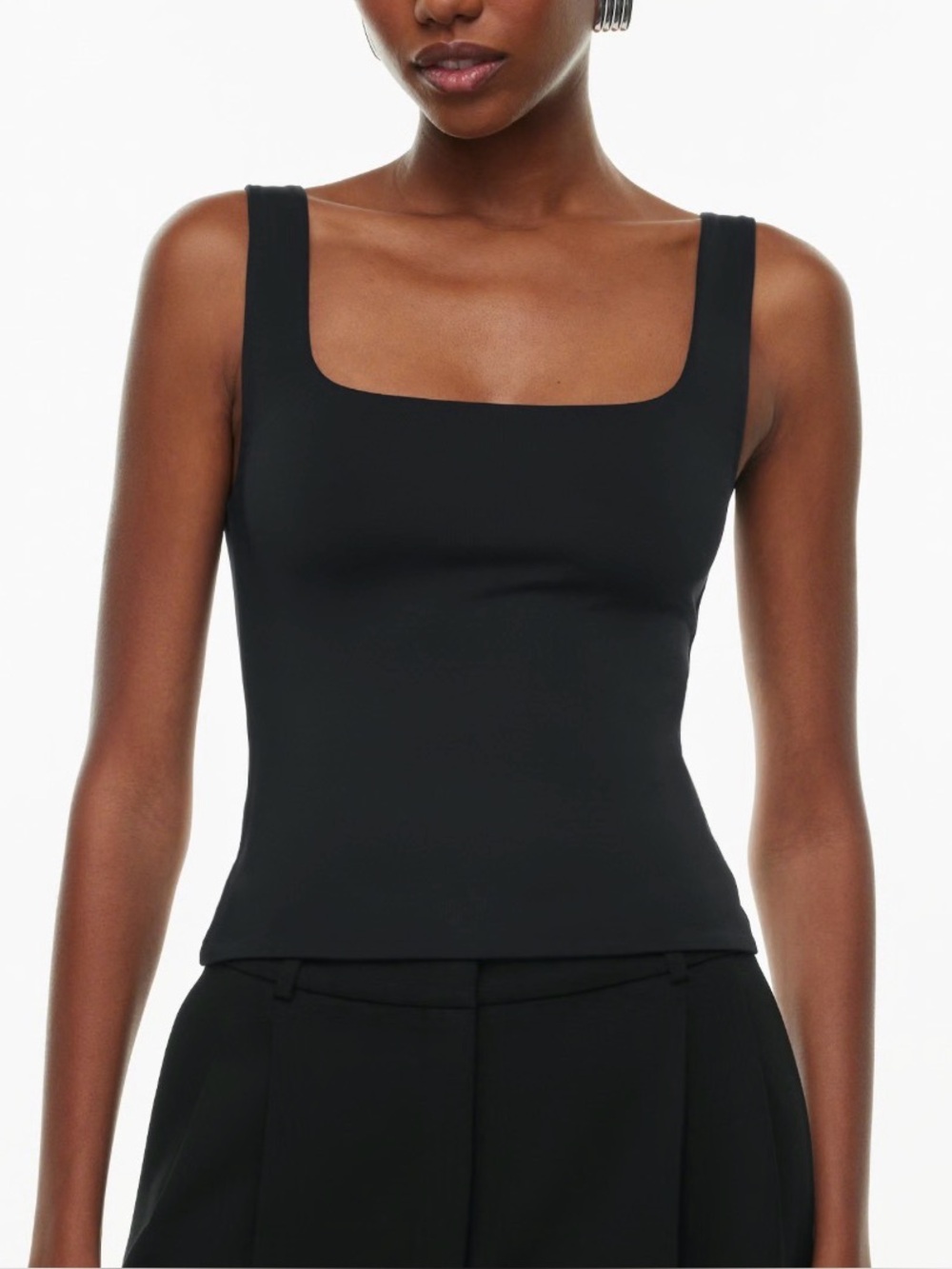 aritzia squareneck tank top